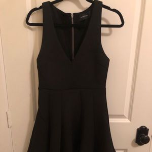 Black Dress- Neoprene like material